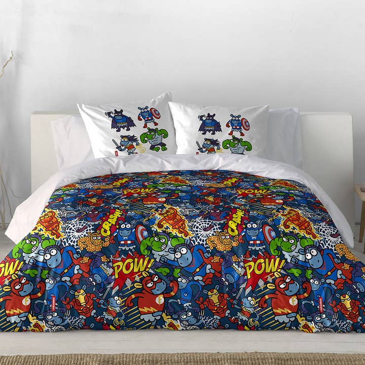 multicolore Copripiumino Kukuxumusu Super Sheep in vendita all'ingrosso su Faire