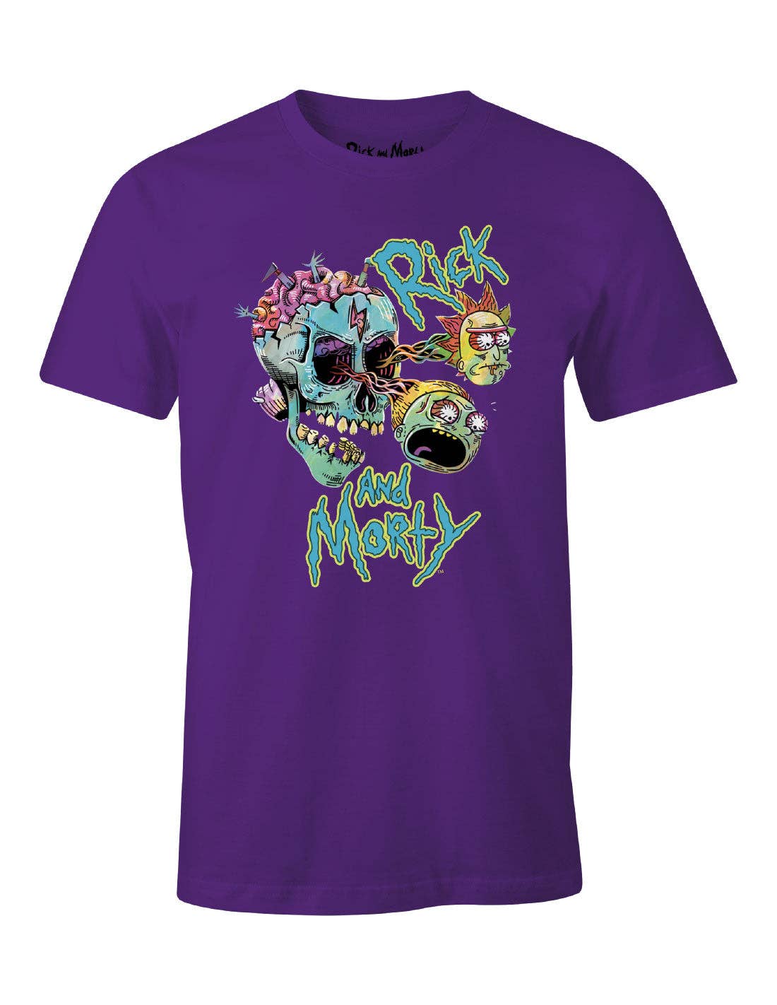 Violeta Camiseta Rick y Morty | Diseño Único Calavera de venta al por mayor en Faire1