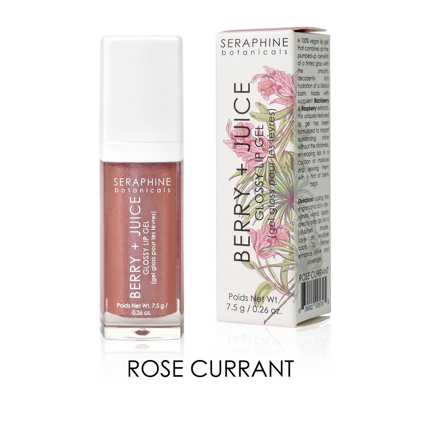 Seraphine Botanicals - Wholesale Lip Gloss - Berry + Juice - 100% Vegan Lip Gel0