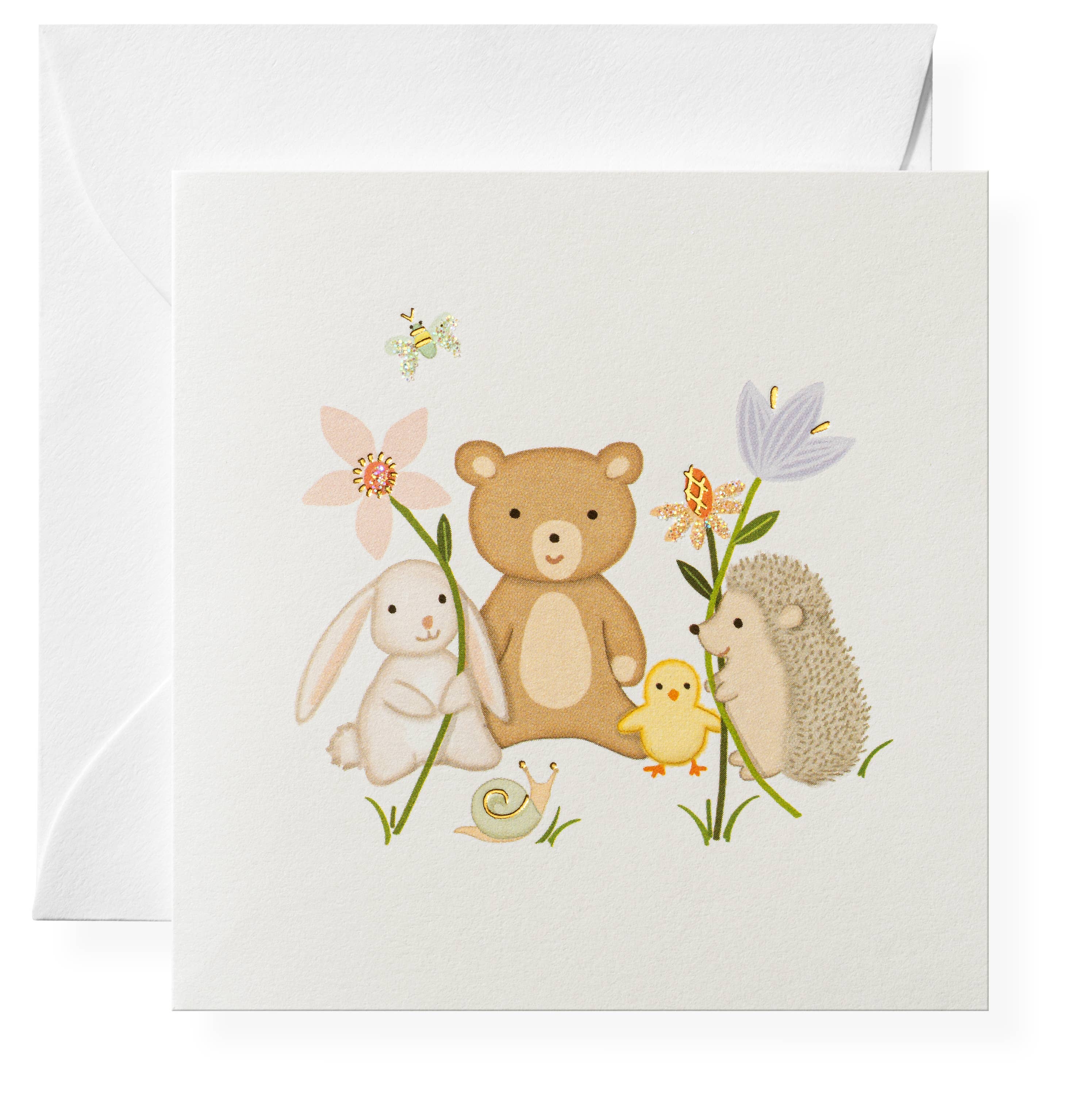 Karen Adams Designs – Engroshandel Babykort – Animal Friends gaveindkapslinger0