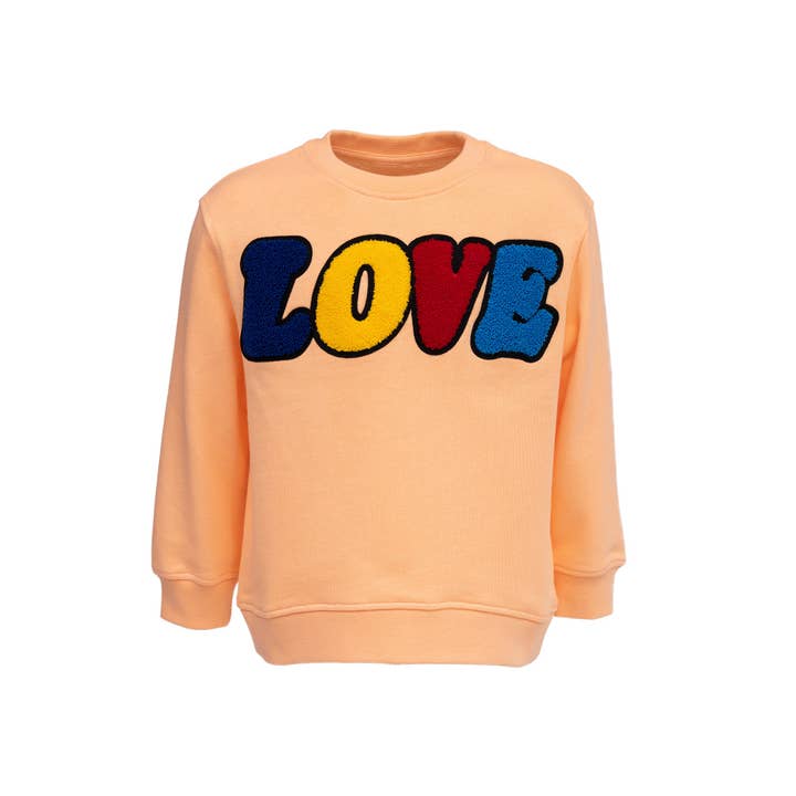 SUDADERA CON ESTAMPADO CORAL BRILLANTE PARA NIÑOS para venta al por mayor de CHIO MI