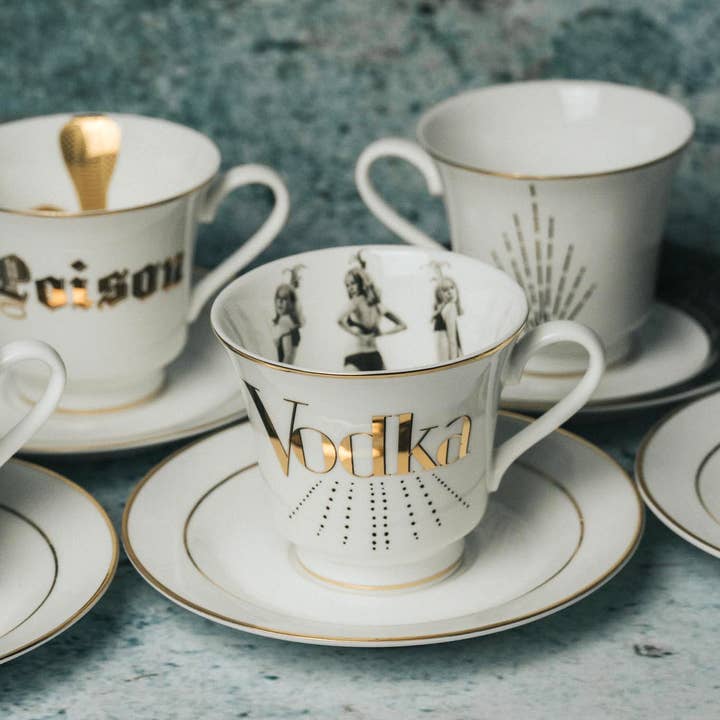 Spitfire Girl - Wholesale Coffee/Tea Cup - Vodka Tea Cups