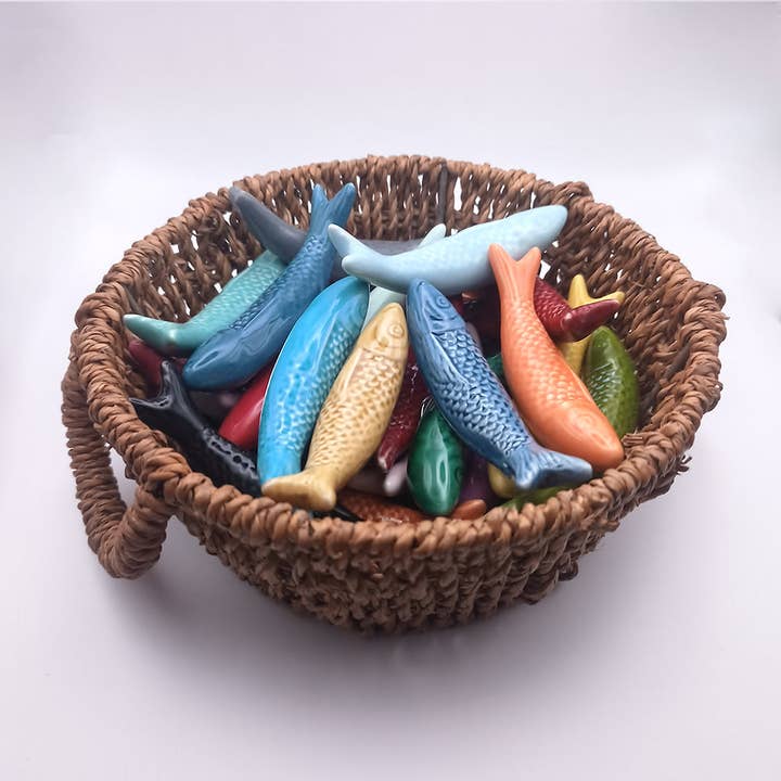 Tejo Shop - Venta al por mayor Imanes - Imán de cerámica para nevera con sardinas, diseño de humor estrafalario