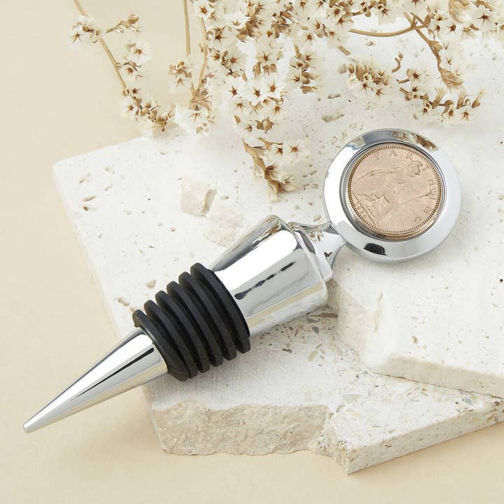 Farthing 100th 1924 Coin Bottle Stopper for wholesale by Ellie Ellie LTD