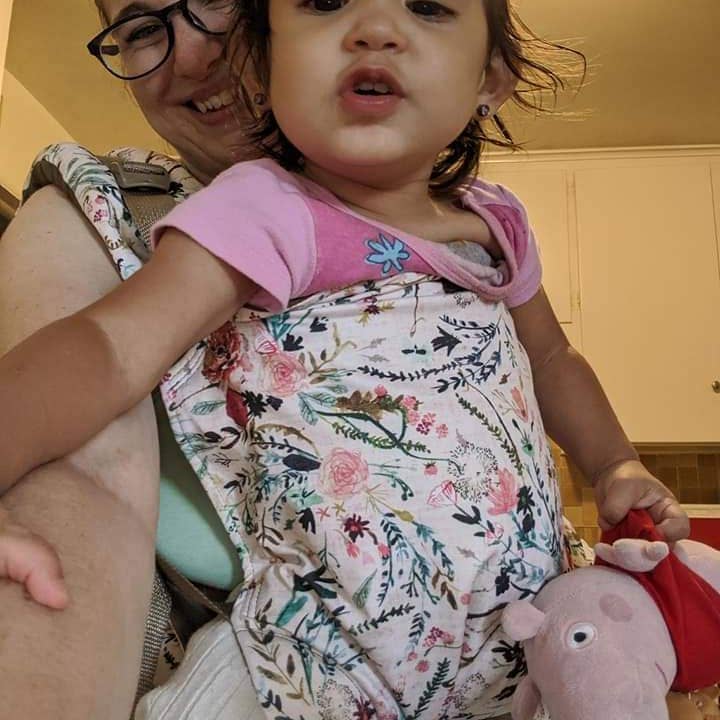 Fable Floral Blush Mer Duo2 Full Buckle for wholesale by Naked Panda Designs