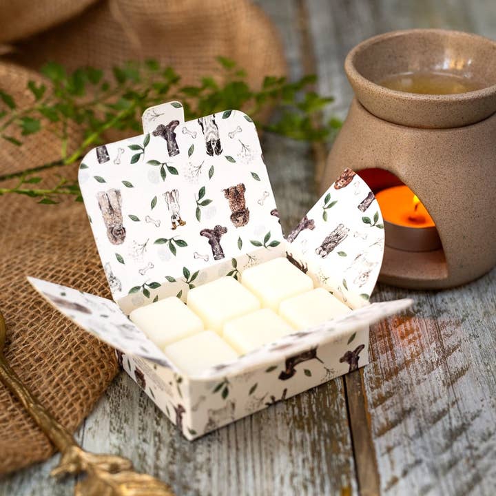 Lavender & Verbena Soy Wax Melts (Muddy Paws Collection) for wholesale by Toasted Crumpet