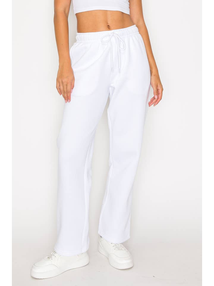 Color 5 – Großhandel Lounge-Trainingshose/-Jogginghose – Damen – Fleecegefütterte, gerade geschnittene, einfarbige Jogginghose mit Tasche9