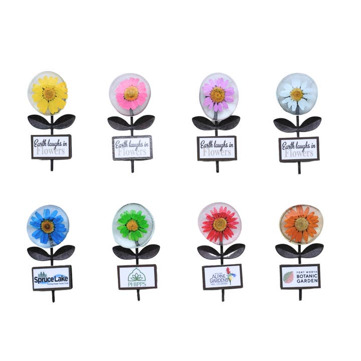 Sunnie Lane - Wholesale Magnet - Real Flower Magnet w/Stem - Custom Magnets