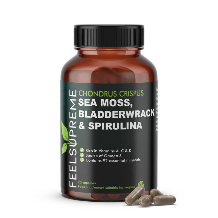 Feel Supreme - Wholesale Oral Supplement/Vitamin - Sea Moss with Bladderwrack and Spirulina