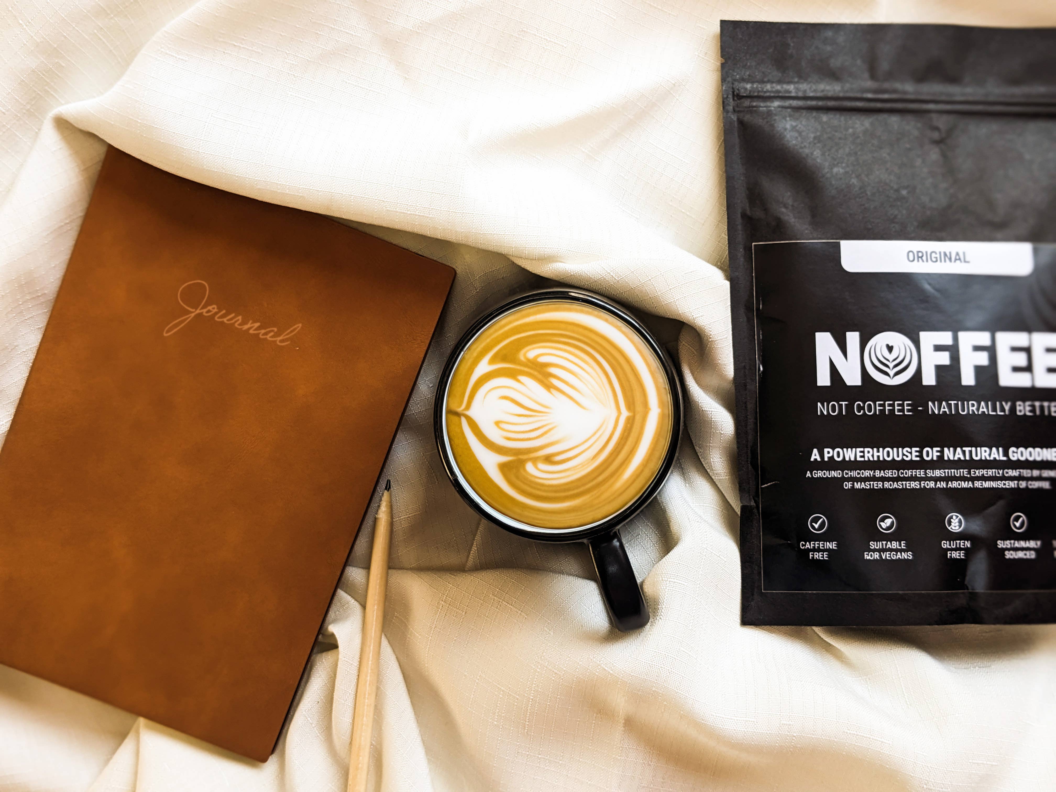 Noffee UK – wholesale Ground coffee – Ground Original Noffee (200g) | Small Carton (x8)3