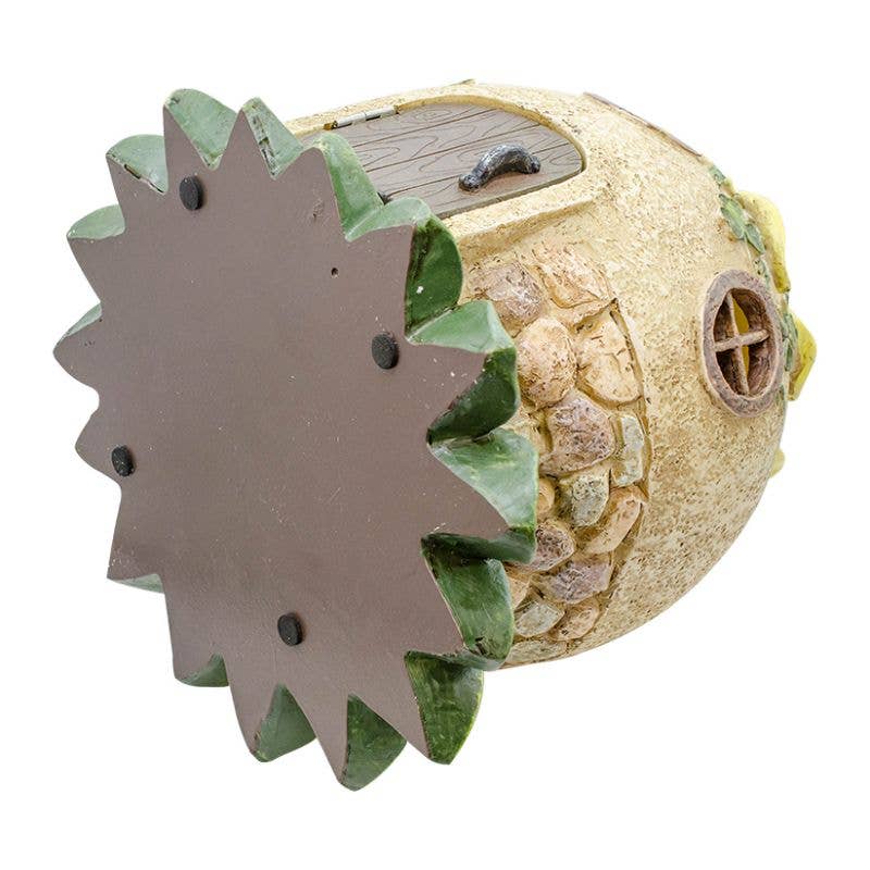 Dublin Gift Company - Wholesale Outdoor Ornament/Decor - Garden Fairy House - Sunflower & Shamrock Design2