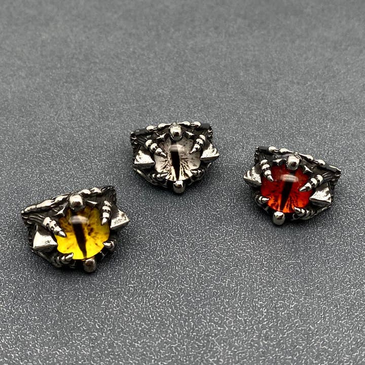 Skull Demon Eyes Stainless Steel Ring - MJ/MR/GT for wholesale by Mio Queena