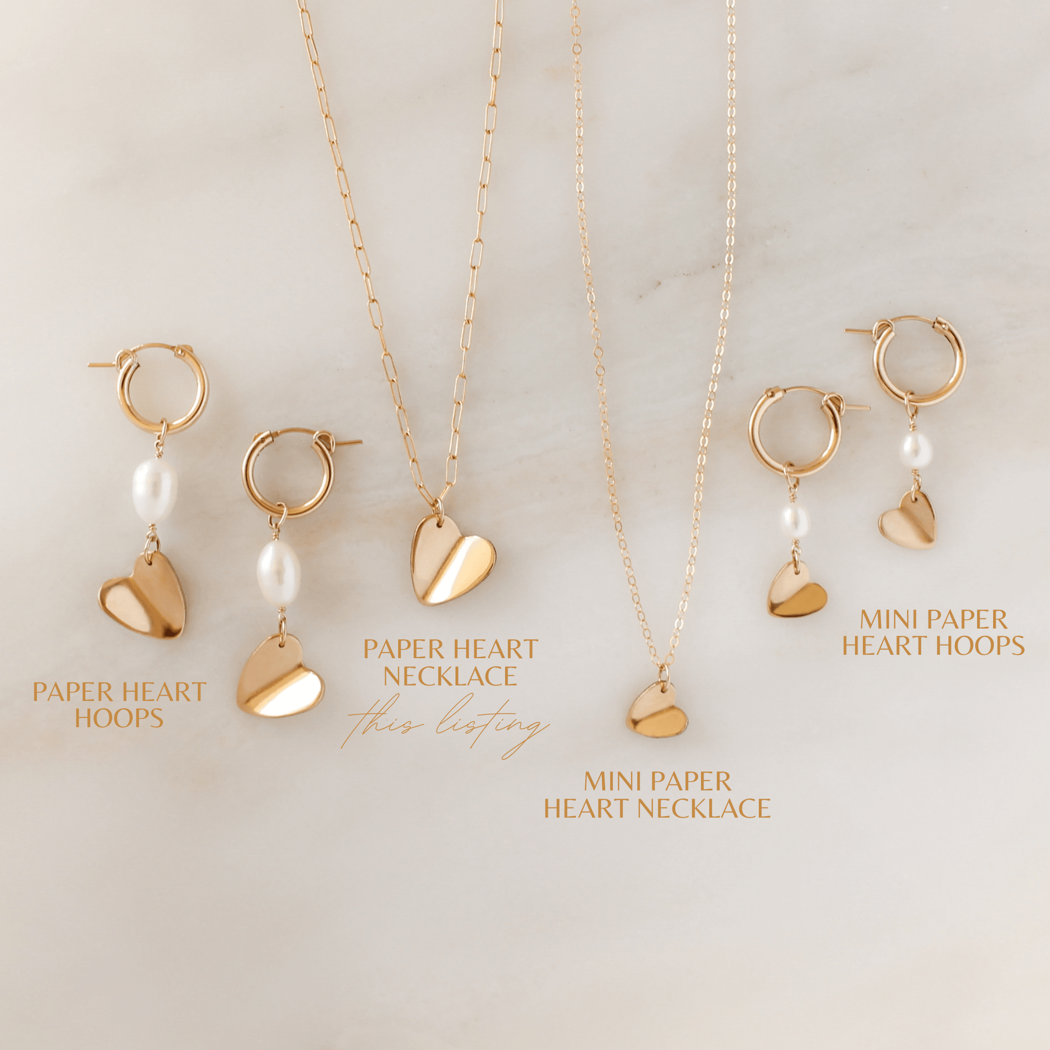 NOLIA Jewelry - Wholesale Pendant/Charm Necklace - Paper Heart Necklace4