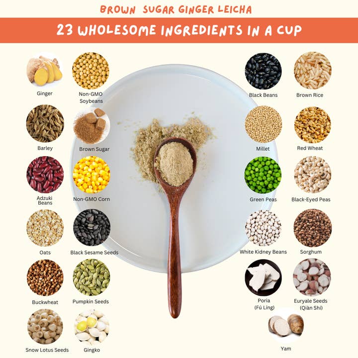 Leichacha - Wholesale Health/Detox Tea - Brown Sugar Ginger Leicha
