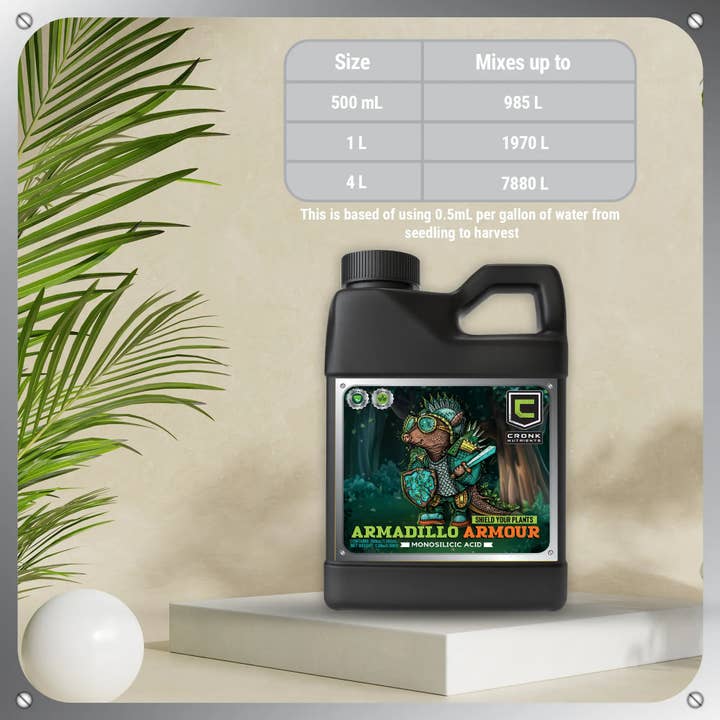 Cronk Nutrients - Wholesale Fertilizer - Armadillo Armour - Monosilicic Acid for Plants Enhance Plant Growth15