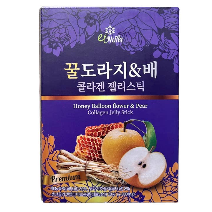 Honey Balloon Flower & Pear Collagen Jelly Stick - Thạch Lê Bổ Phổi for wholesale by Cali Health&Beauty