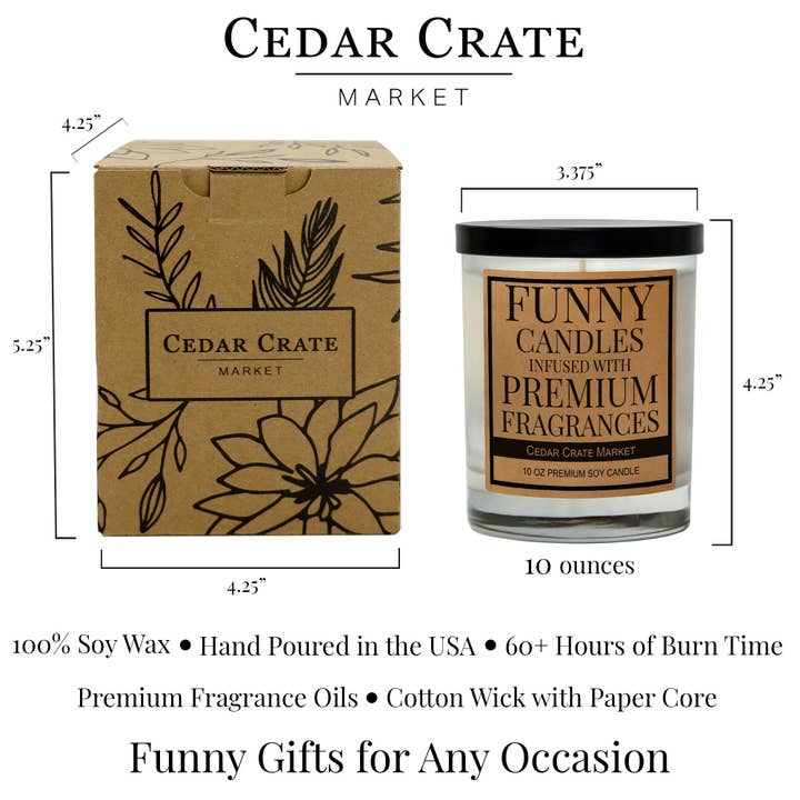 Cedar Crate Market - Wholesale Jar/Filled Candle - We Have The Perfect Mother Daughter Relationship Soy Candle