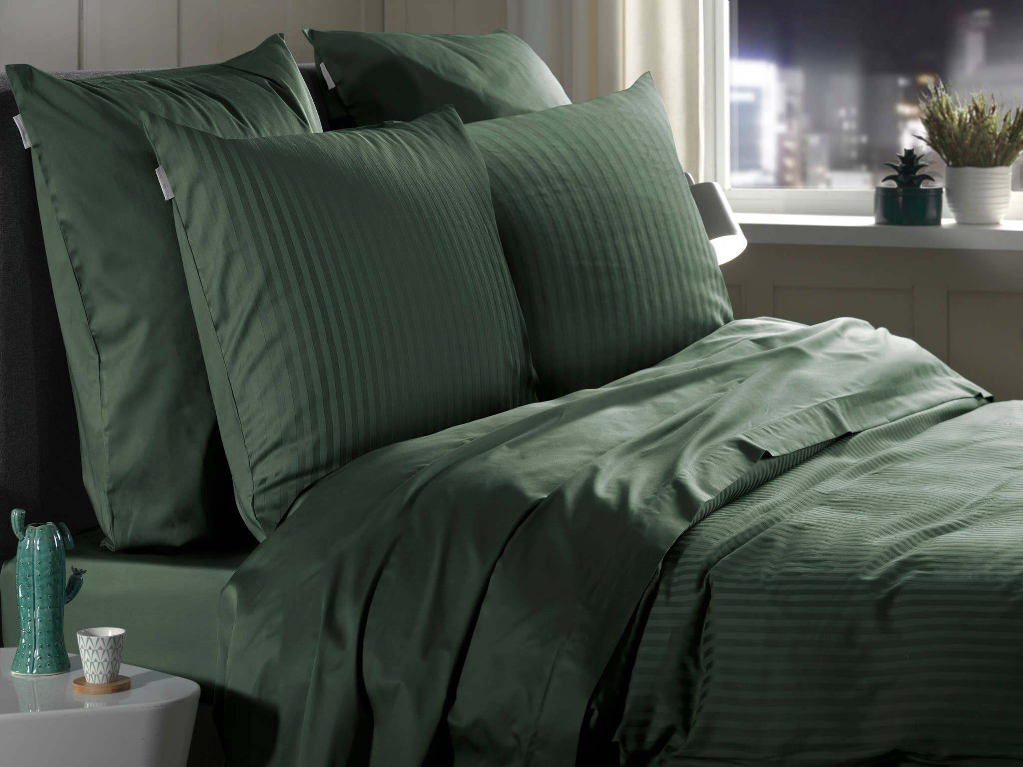 Heckettlane - Wholesale Bedding Blanket - Banda Bettwäsche (German version) 200 Calla Green2