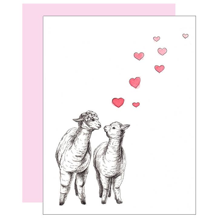 Carte Alpagas pour la vente par Erin A. Ellis