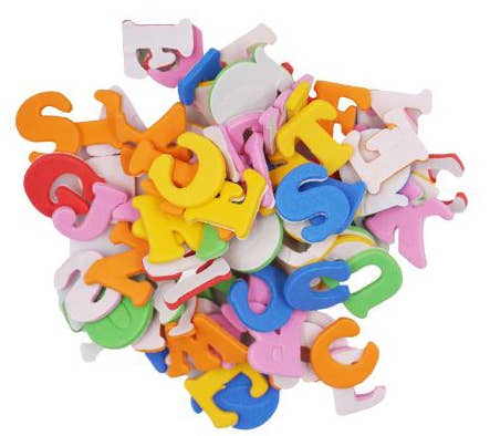 Angels Craft - Wholesale Craft Supplies - Foam letter and numbers, 0.87-in (2cm)1