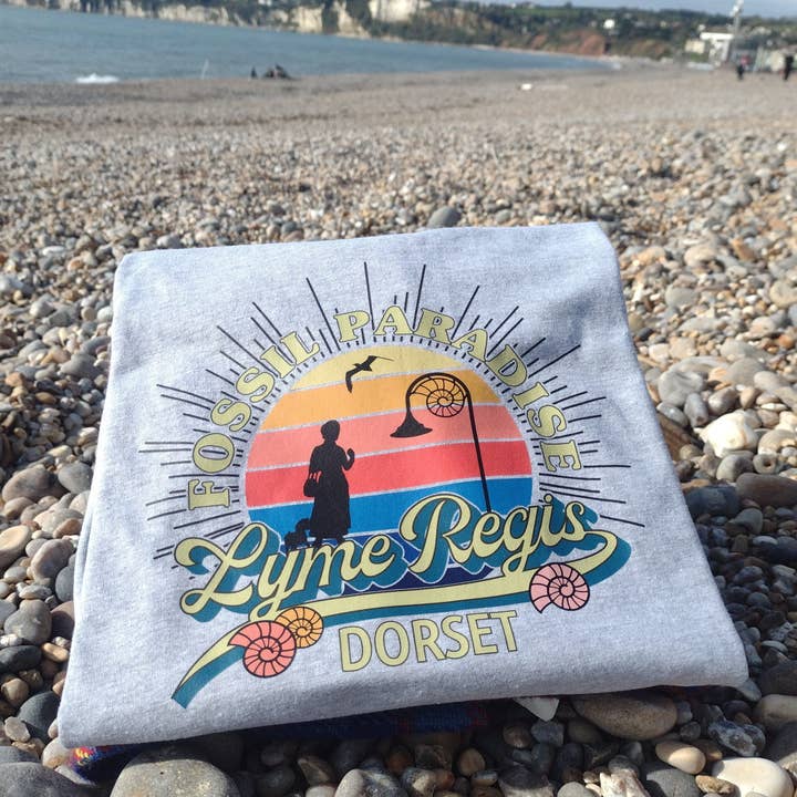 Mary Anning T Shirt - Made in Devon for wholesale by Devon Fox