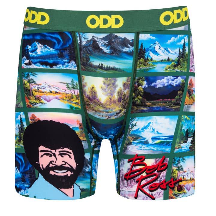 Odd Sox – wholesale Underwear – Men's – Paintings By Bob Ross - Mens Boxer Briefs