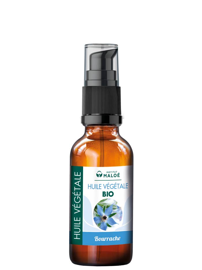 Organic borage vegetable oil - 50 mL for wholesale by Institut Maloé