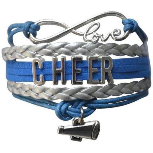 Sportybella - Wholesale Charm/Dangle Bracelet - Cheer Charm Bracelet - 22 Team Colors Available