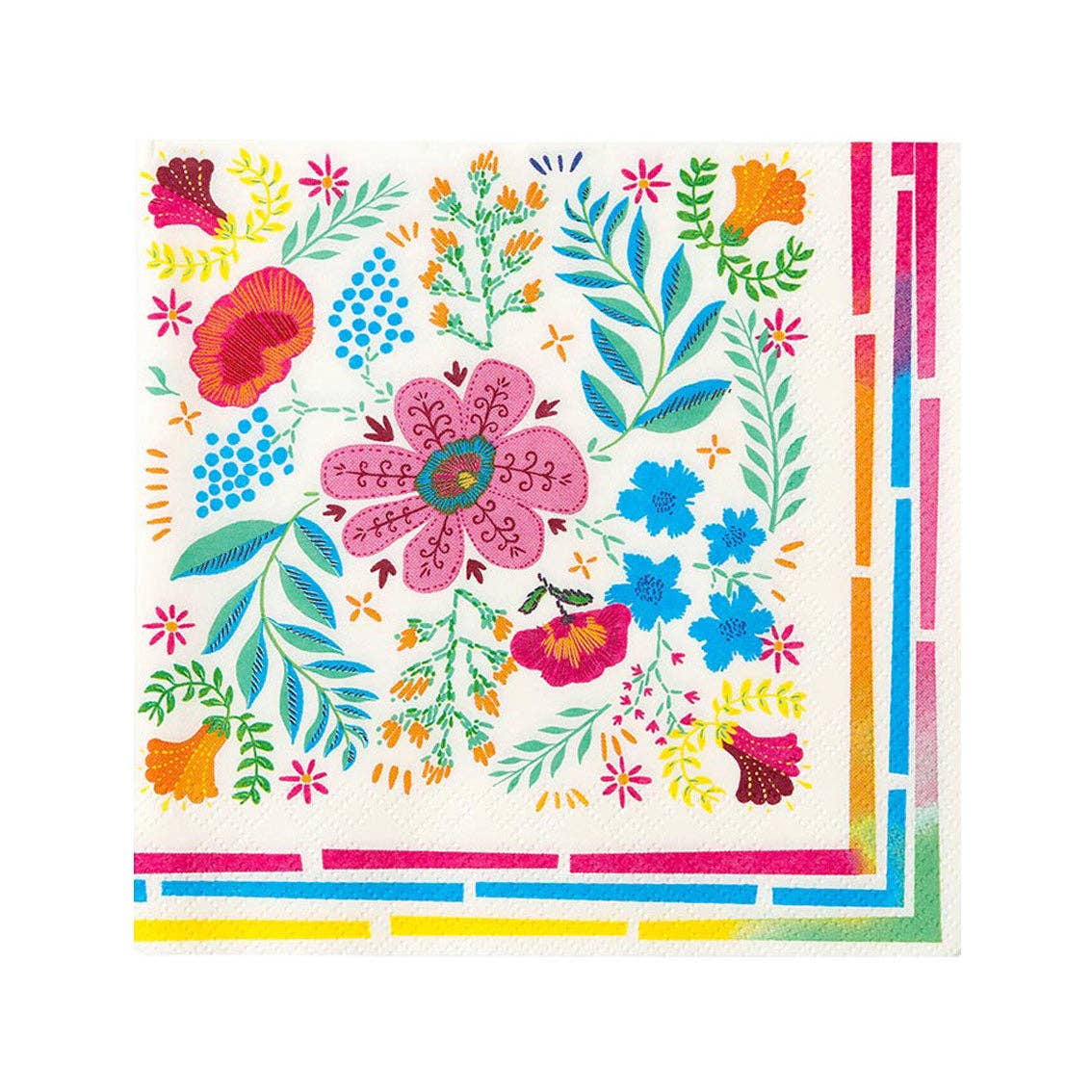 Talking Tables USA - Wholesale Disposable Napkin - Floral Paper Napkins - 20 Pack | Party Napkins |