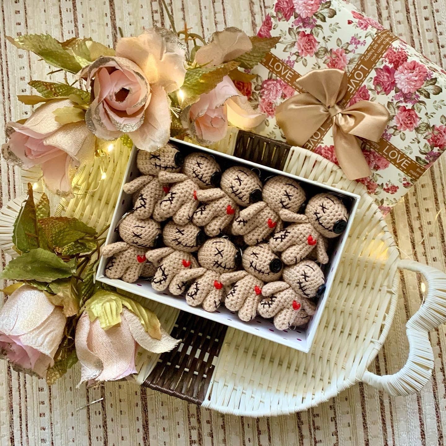 TOMOPOD LLC - Wholesale Keychain - Women's - Cute Voodoo Doll Crochet,  Tiny Voodoo Doll Amigurumi 1