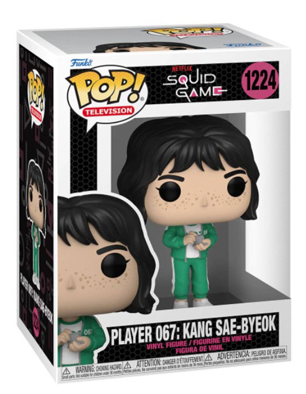 Magnote - Wholesale Figurine Toy - Kids - Funko POP! Squid Game Player 067: Kang Sae-Byeok #12240