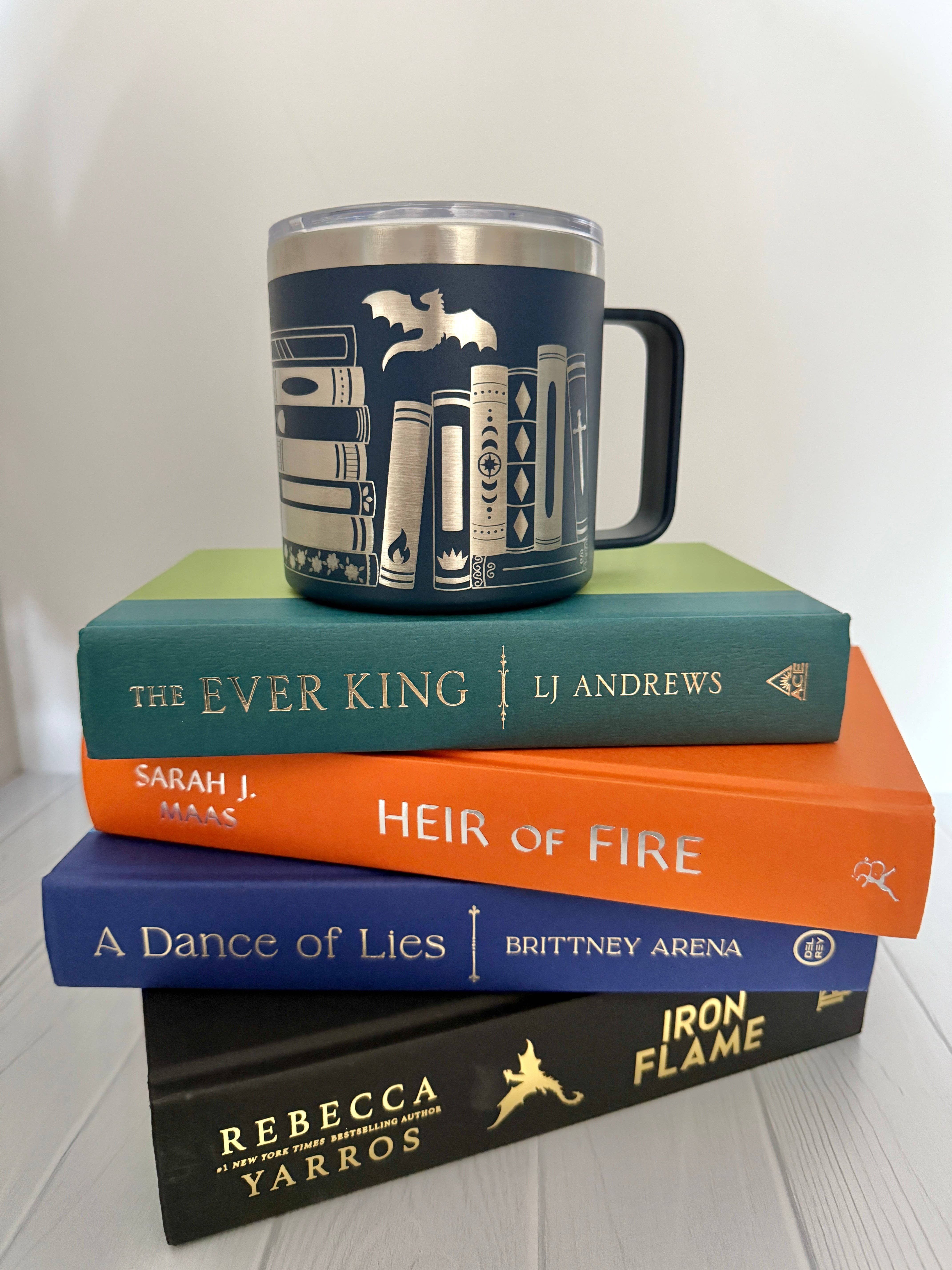 zoo&roo - Wholesale Insulated Mug/Tumbler - In My Bookish Era stainless steel mug3