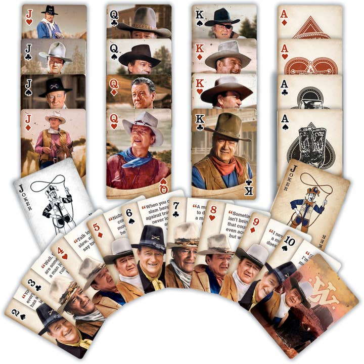 Masterpieces Puzzles - Wholesale Playing Cards - John Wayne Playing Cards