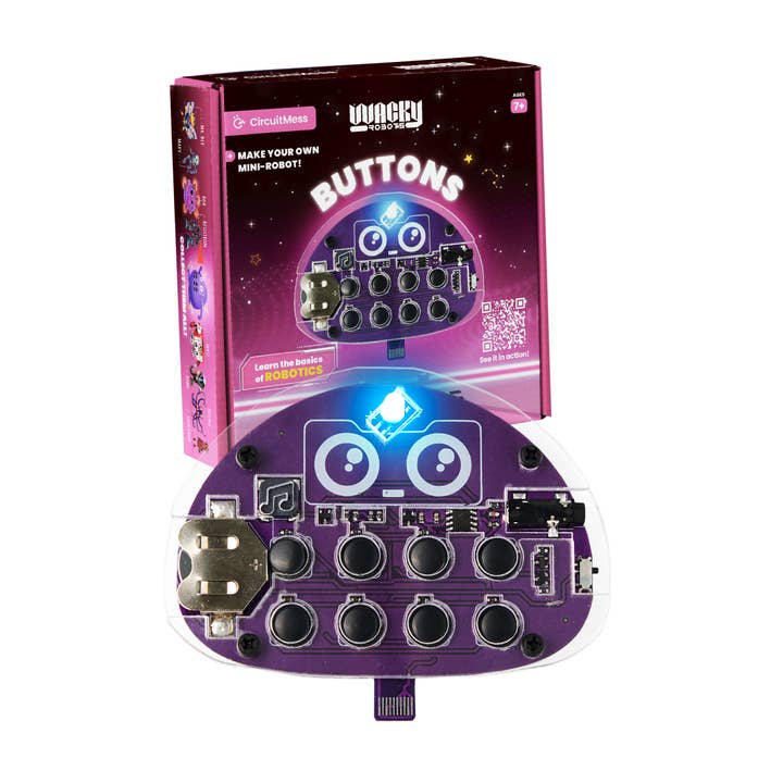 CircuitMess USA - Wholesale Electronic Toy - Kids & Baby - Wacky Robot Buttons - DIY Mini Robot1
