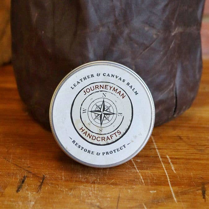 Journeyman Handcraft – wholesale Leather conditioner – Leather and Canvas Balm Tin5