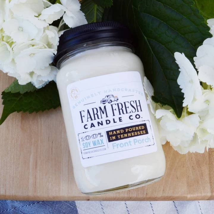 Front Porch Soy Candle for wholesale by Farm Fresh Candle Co.