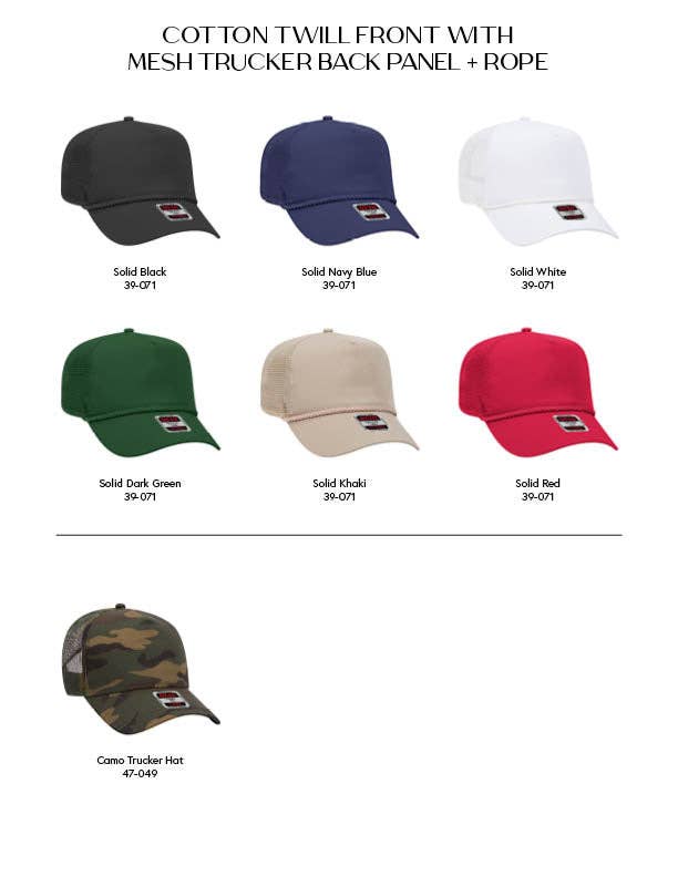 Sundrop – wholesale Trucker hat – Unisex – Custom Social Club Embroidered Hat - Personalize your text!10