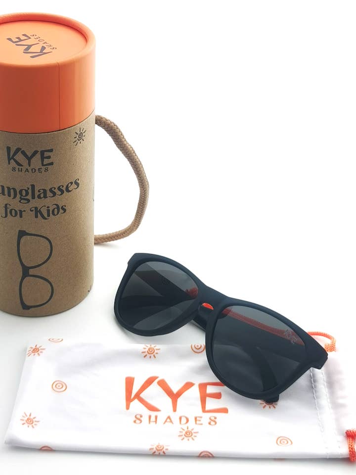 Kids Polarized Sunglasses | Black Bear - Fits Ages 3-7 for wholesale by Kye Shades