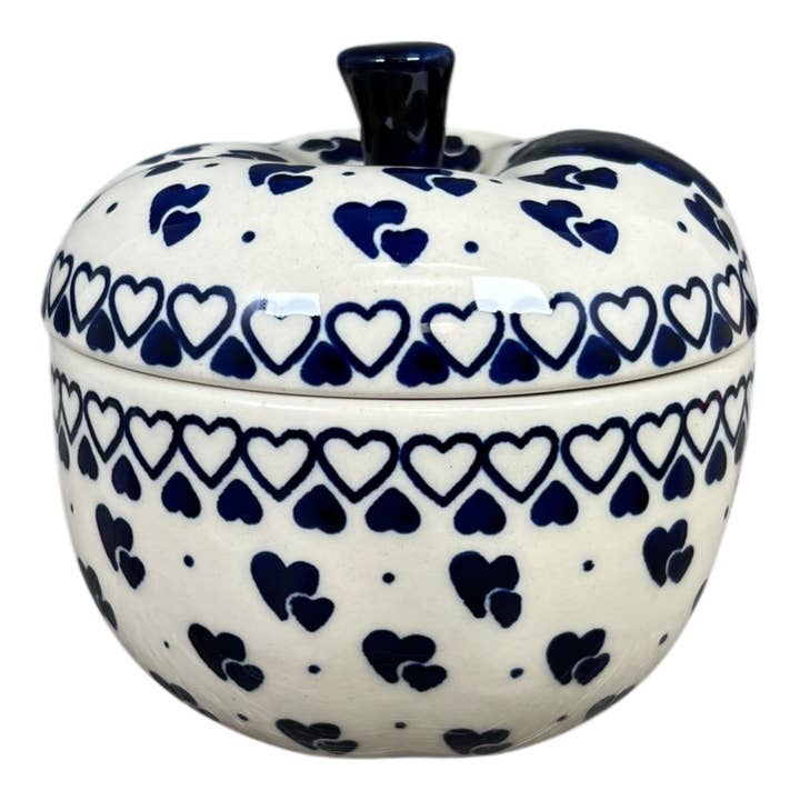 Baker, Apple, 4.5" in "Heart-2-Heart" by Manufaktura | J058T-SE for wholesale by Polish Pottery Outlet