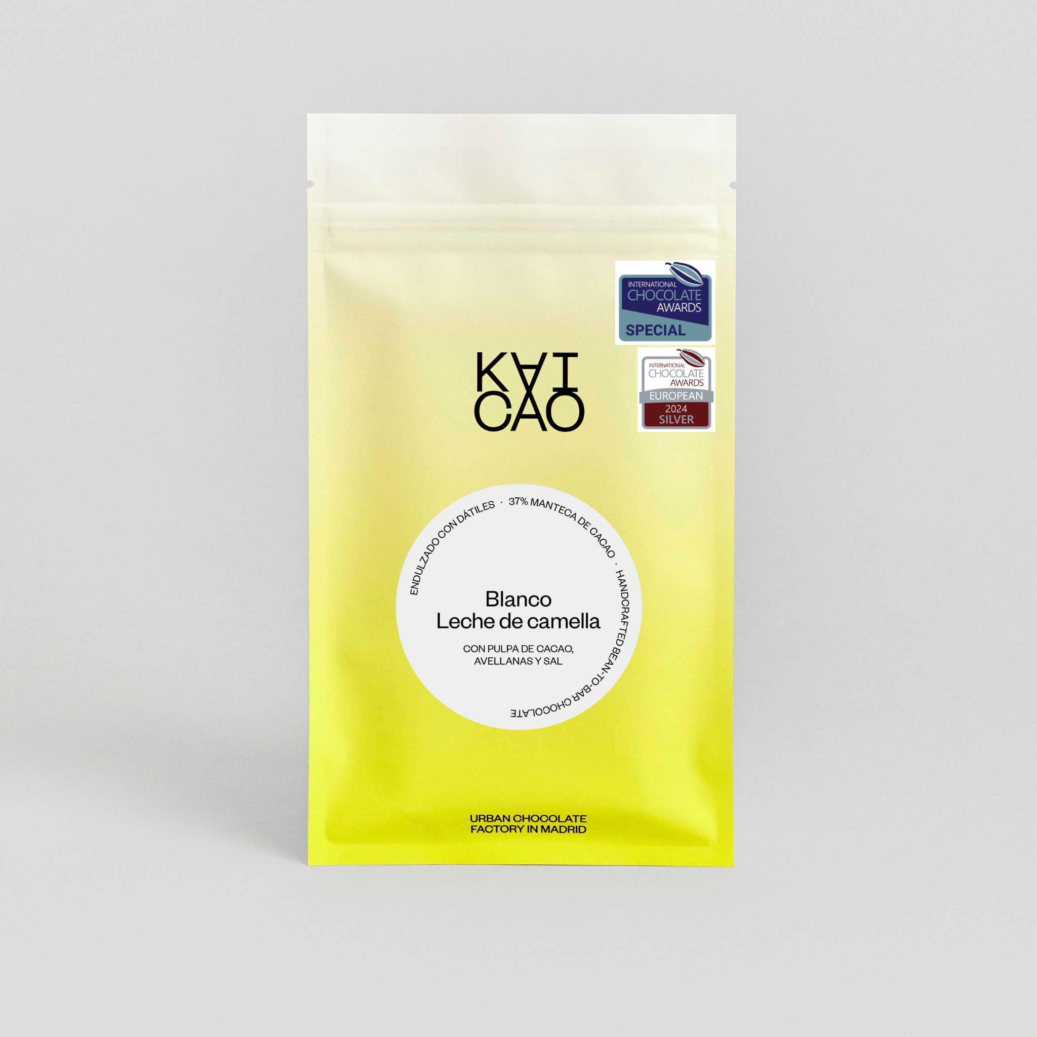 KAICAO - Wholesale Chocolate Bar - 37% White, Camel Milk and Cacao Fruit Bar