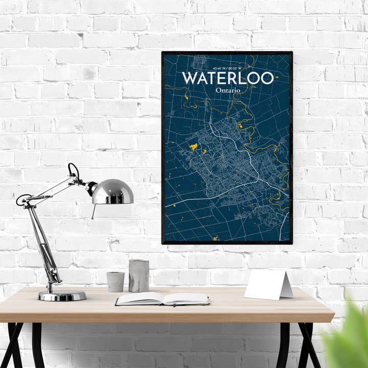 OurPoster.com - Wholesale Poster - Waterloo City Map Poster71