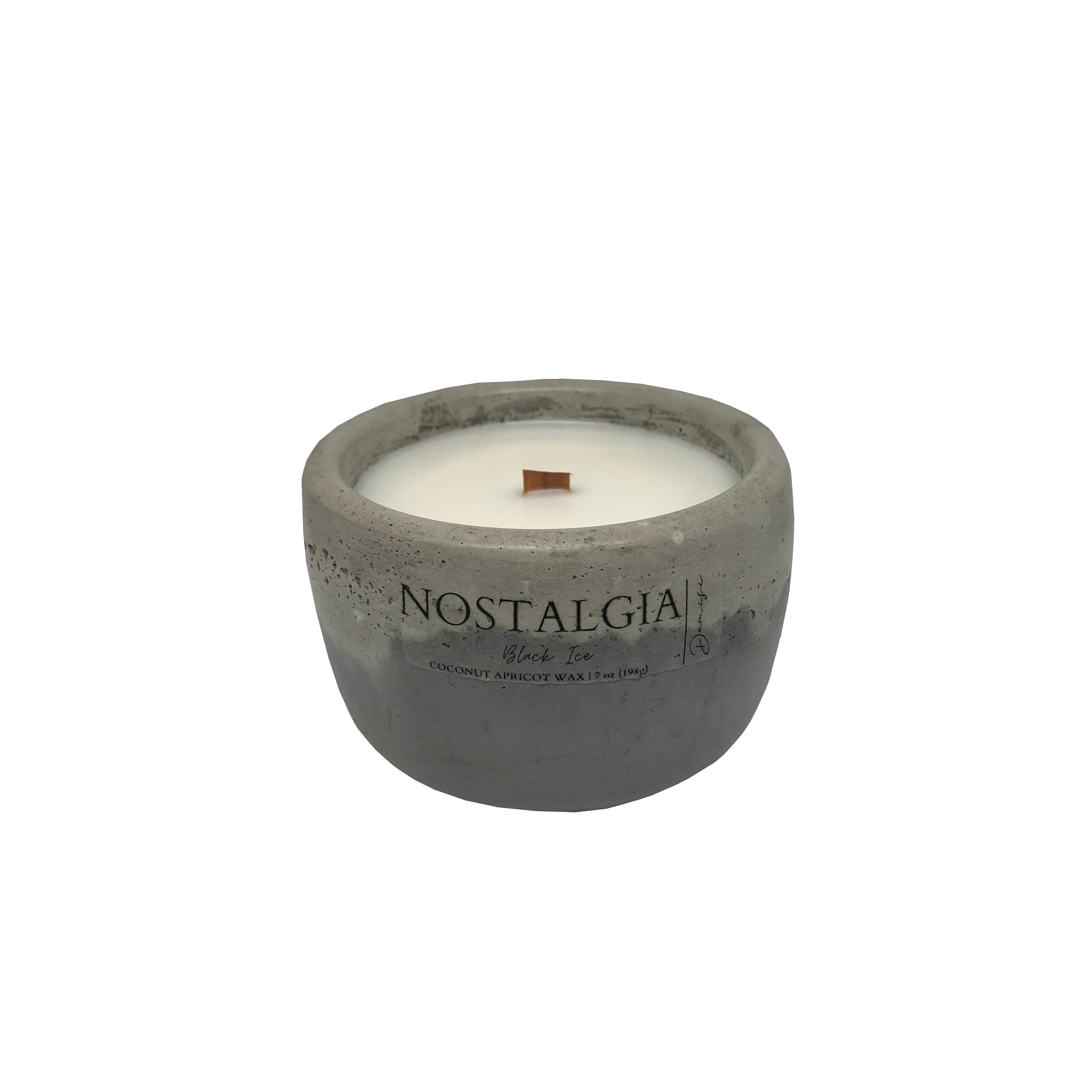 Damisi - Wholesale Jar/Filled Candle - NOSTALGIA Concrete Candle3