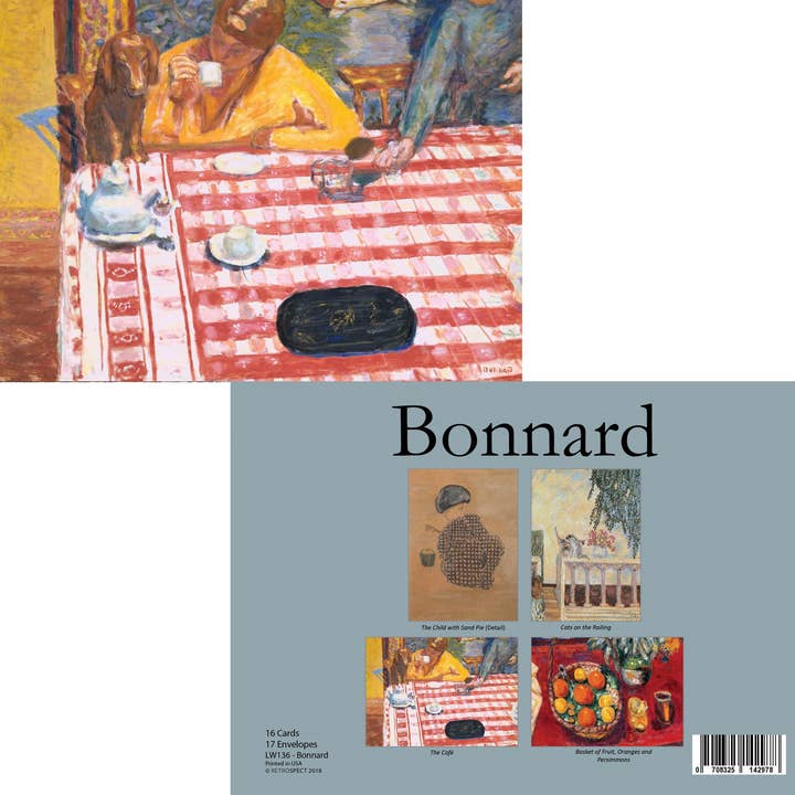 Bonnard Notecard - Boxed Set for wholesale by The Retrospect Group Collection