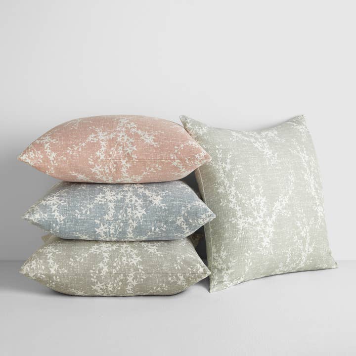 Housse de coussin décorative Willow 100 % coton pour la vente par ienjoy Home