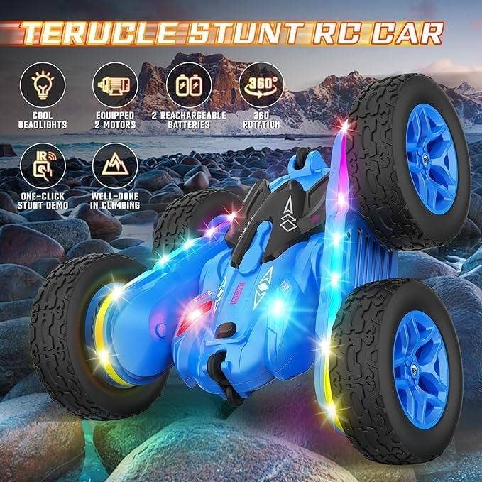  Pack Mix Match Colors  Double-Sided 360° Rotating 4WD Remote Control Car Rc Cars for wholesale on Faire1