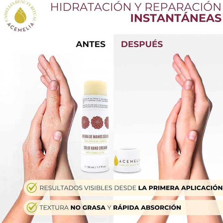 ACEMELIA - Wholesale Hand Cream/Lotion - Solid hand cream in a cardboard stick without plastic - 50 g1