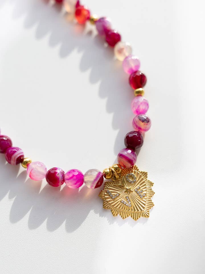 Pinky Promise Beaded Necklace for wholesale by BELJOY