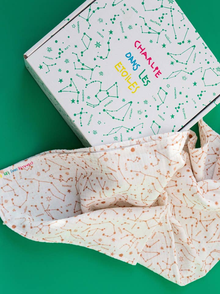 Lange bébé gaze de coton - Élément Terre pour la vente par charlie dans les étoiles