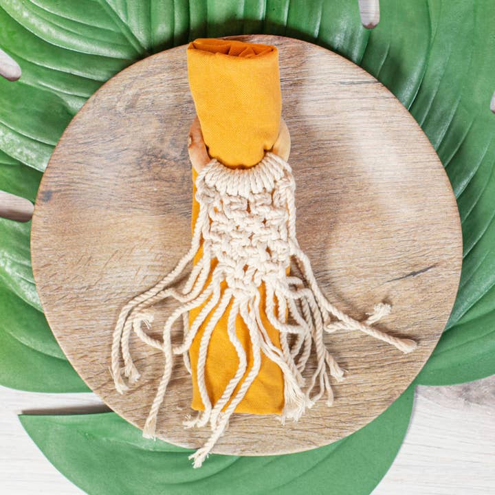 Mod Lounge Paper Company – Engroshandel Servietring – Macrame Serviet Ring