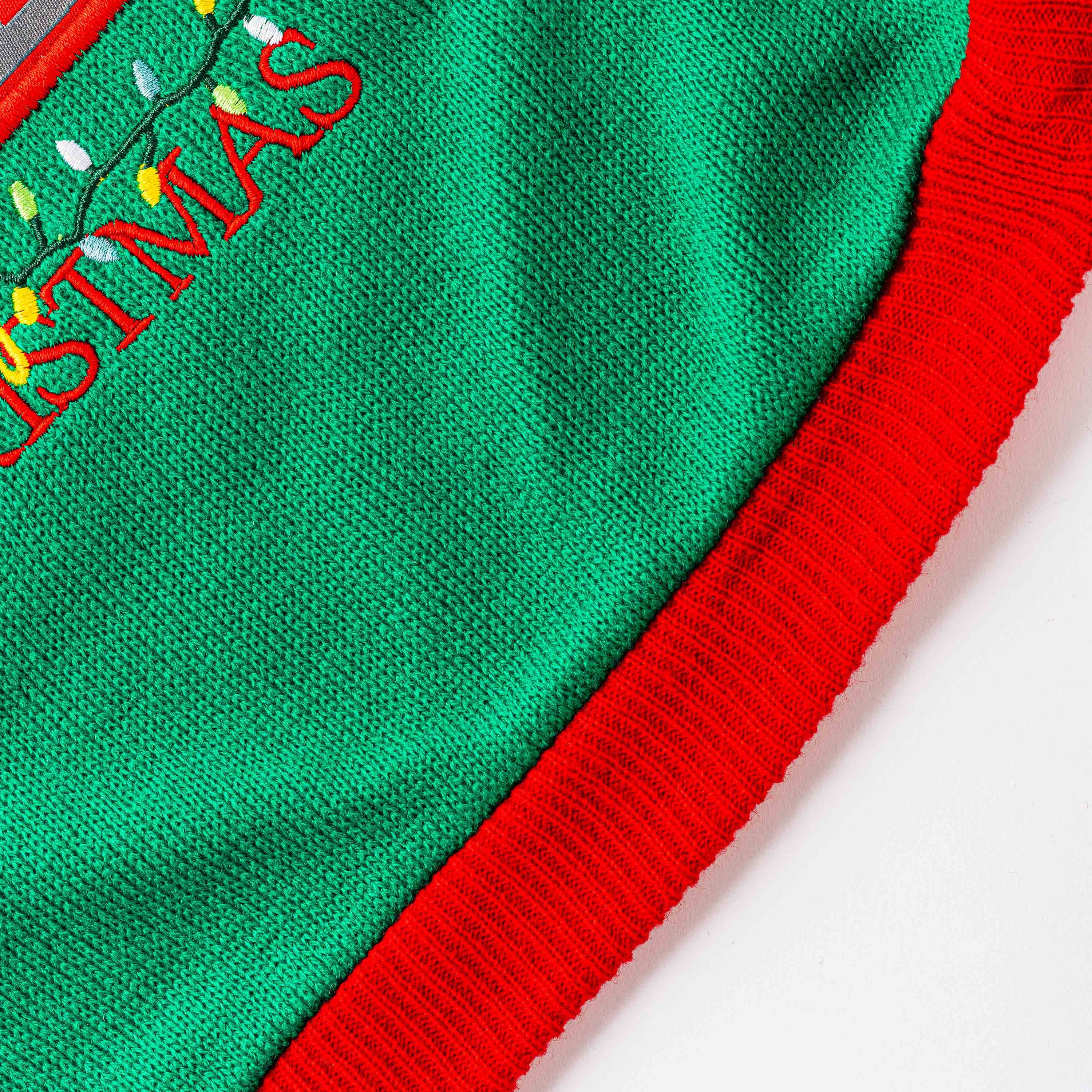 Hugo & Hudson - Venta al por mayor Jersey - Perros - Suéter navideño con cuello alto y trineo de Santa para perro7